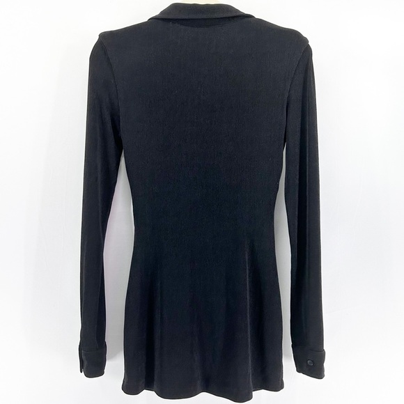 With Jean Black Long Sleeve Dress - Picture 4 of 10